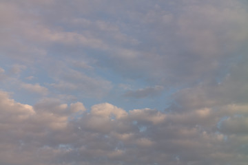 blue sky with clouds