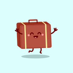 Happy Travel Suitcase