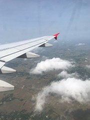 Fototapeta premium wing of airplane