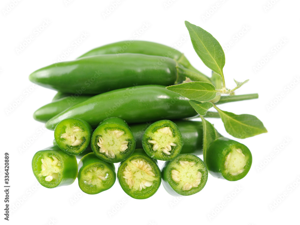 Sticker jalapeno peppers