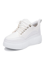 women sports shoes shoot in studio