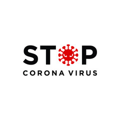 The shape of the safety ban icon MERS Corona Virus Biohazard. logo symbol of risk of biological hazards. Virus epidemic danger sign vector illustration. STOP COVID19