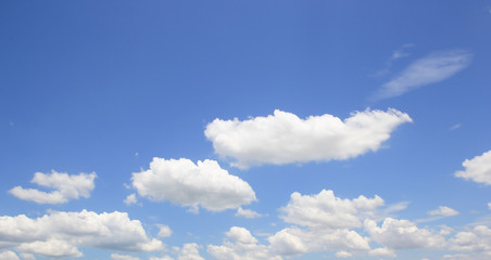 blue sky with clouds