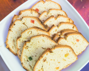 pan dulce con frutas secas