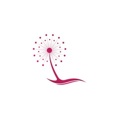Dandelion flower  logo