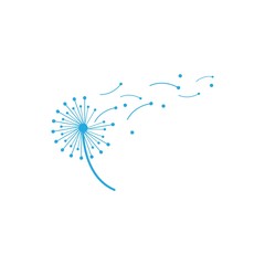 Dandelion flower  logo