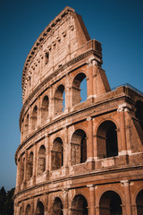 Plakat colosseum in rome italy