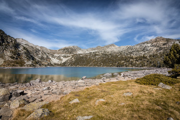 Lac d'Aubert réserve naturelle du Néouvielle - Hautes-Pyrénées - Occitanie
