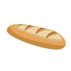 Bread loaf illustration. Loaf, baguette, baton. Food concept. illustration can be used for topics like food, bakery, pastries, confectionery shop