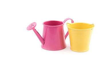 watering can. It is isolated on a white background