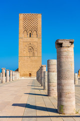 Fototapeta na wymiar The Hassan Tower of Rabat, Morocco
