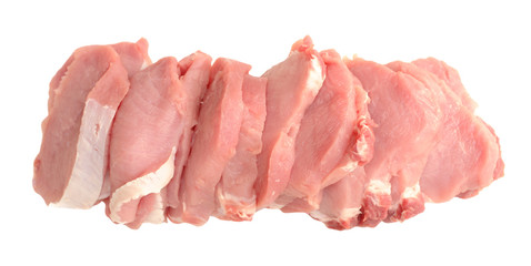 Sliced  boneless pork