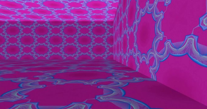 Abstract artistic modern footage mith pink and blue color design