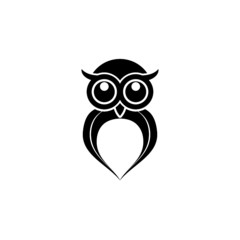 Owl icon isolated on white background. Owl icon in trendy design style