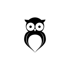 Owl icon isolated on white background. Owl icon in trendy design style