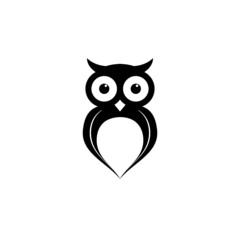 Owl icon isolated on white background. Owl icon in trendy design style