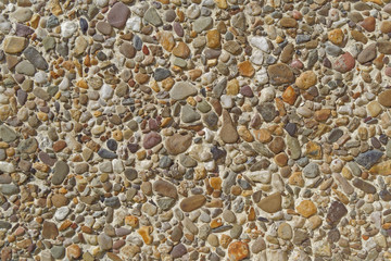 Decorative background of concrete parts