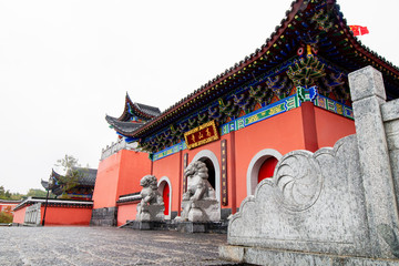 Temple gate in China