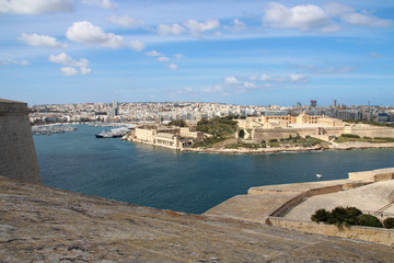 Obraz premium slima from valletta in malta