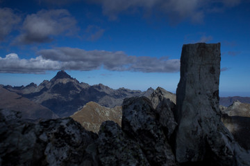autumnal panoramas in the upper Varaita Valley