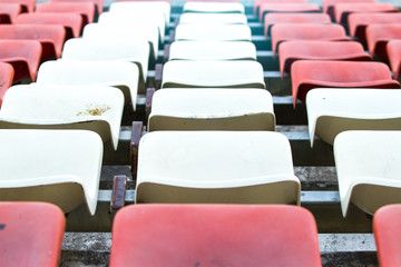 Naklejka premium Chair in the Stadium