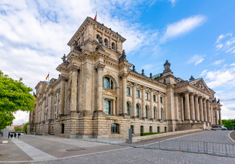 Fototapeta premium Reichstag building (Bundestag - parliament of Germany) in Berlin