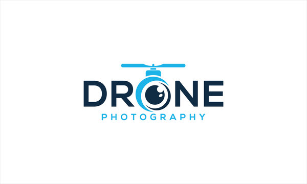 Drone logo design template