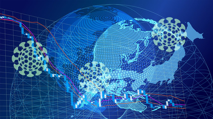 日本経済に影響を与えるコロナウイルス