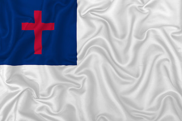 Christian ecumenical flag - obrazy, fototapety, plakaty