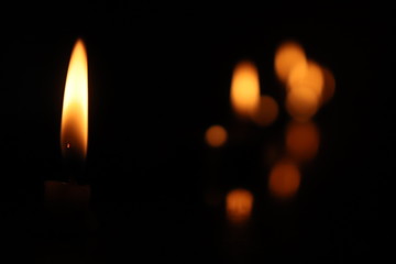 candle in the dark