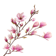 Naklejka na ściany i meble Magnolia flowers