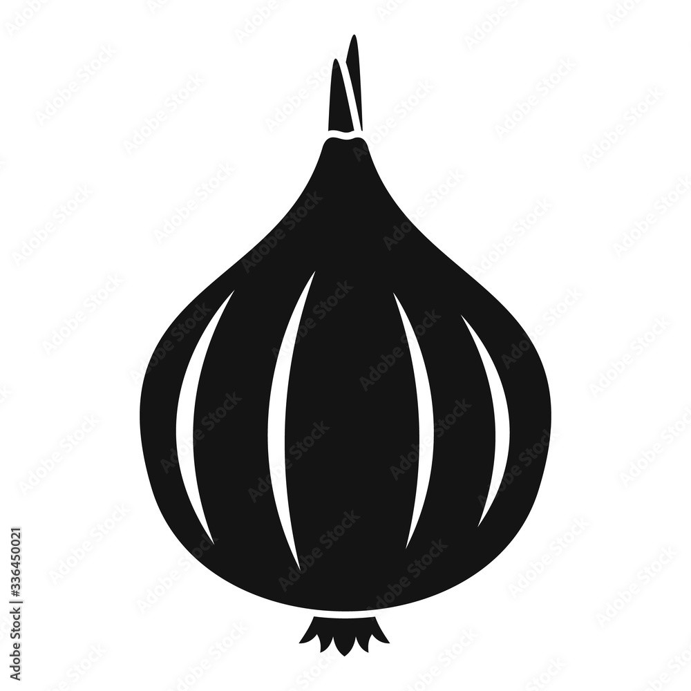 Poster diet onion icon. simple illustration of diet onion vector icon for web design isolated on white back