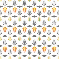 grey orange flowers