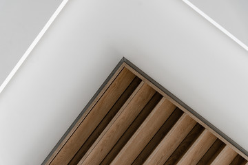 wooden ceiling background made from mahogany,ecological background with natural wood,panel made...
