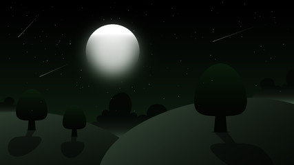 Notte in collina © Gabriele
