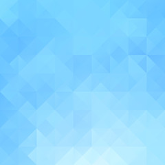 Fototapeta na wymiar Blue Grid Mosaic Background, Creative Design Templates