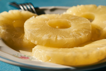 sweet pineapples ready to eat