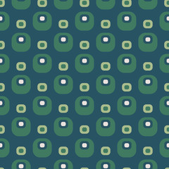 Midcentury geometric retro design. Timeless seamless pattern.