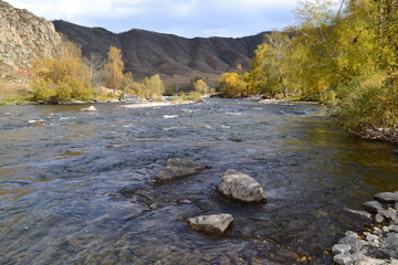 river, water, stream, landscape, nature, waterfall, mountain, stone, forest, rocks, rock, autumn,...