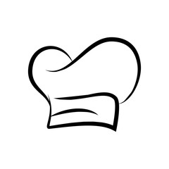 hat chef icon vector template