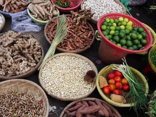 Food market in Vietnam