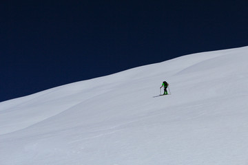 ski touring in Grana Valley