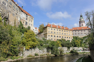 Fototapeta premium Scenery Of Prague, Czech Republic. The beautiful landscape of the old town . Cityscape, building.