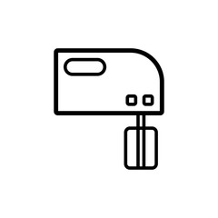 electric mixer icon vector template