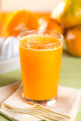 suco natural de fruta mexerica Tangerina