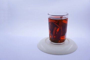 Wedang uwuh adalah minuman dengan bahan-bahan yang menyerupai dedaunan mirip dengan sampah. Dalam bahasa Jawa, wedang berarti minuman, sedangkan uwuh berarti sampah.