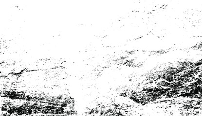 Obraz premium Rough black and white texture vector. Distressed overlay texture. Grunge background. Abstract textured effect. Vector Illustration. Black isolated on white background. EPS10.