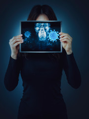 covid19 coronavirus screening concept