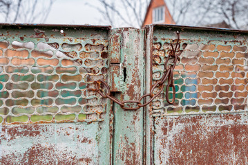 gate exit to the street