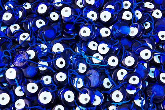 Evil eye souvenirs, Istanbul, Turkey